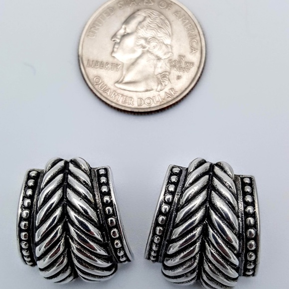 Awesome Sterling Silver Earrings - Picture 5 of 5